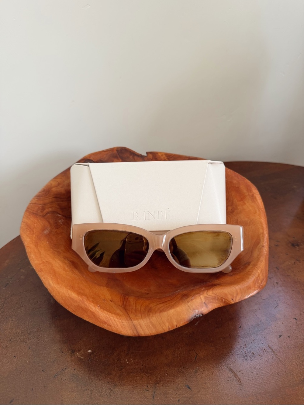 BANBÉ The Georgia Sunglasses Butterscotch Caramel Chrome